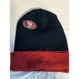 Vintage NFL San Francisco 49ers Football Beanie‎ Reebok Cuffed Hat